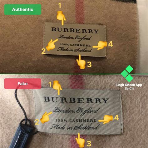 burberry tag real vs fake made in|authentic Burberry scarves.